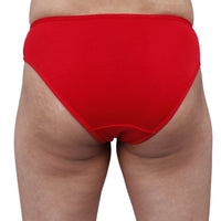 Anti-Bacterial Cloud Soft Premium Red Bikini Panty for Women - Micro Modal Fabric