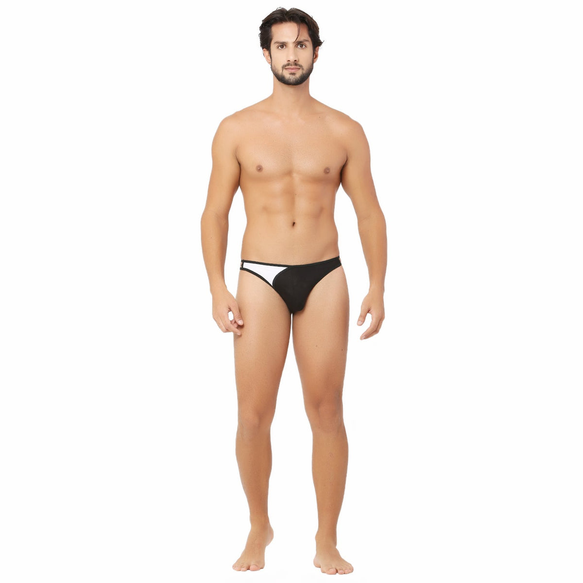 Bruchi Club bamboo antibacterial Good Boy Go Bad Black and white Thong