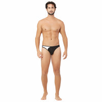 Bruchi Club bamboo antibacterial Good Boy Go Bad Black and white Thong