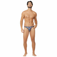 Printed thongs for men