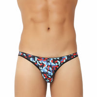 Printed Bikini briefs for men