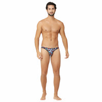 Printed Bikini briefs for men