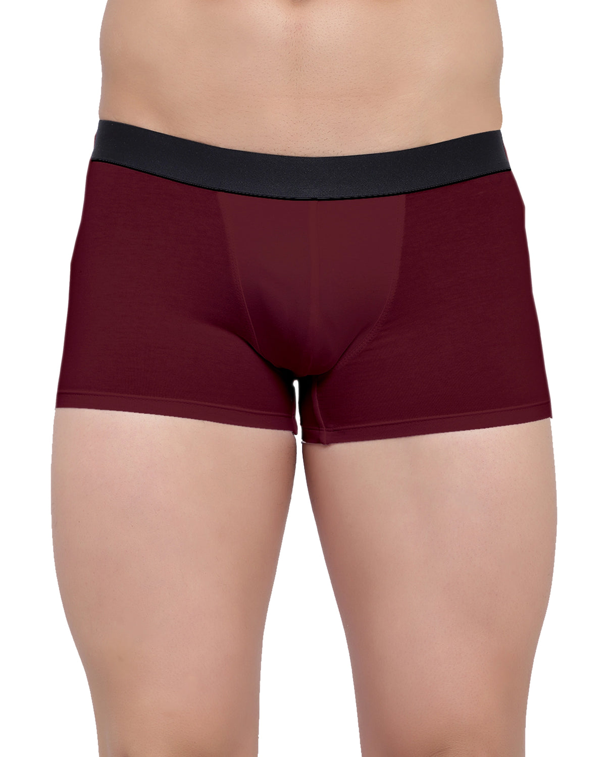 Men's Anti-Bacterial Maroon Micro Modal Underwear