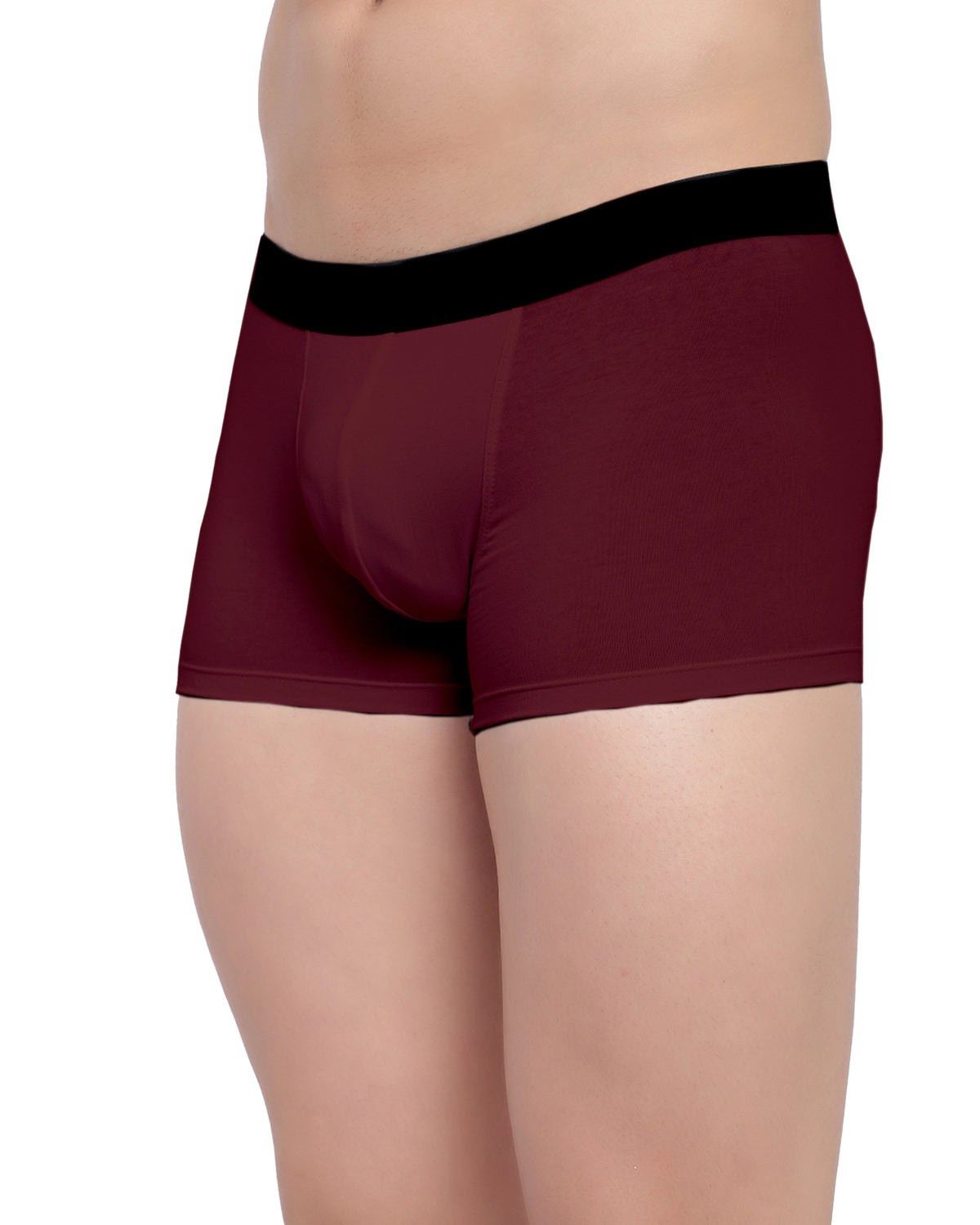 Men's Anti-Bacterial Maroon Micro Modal Underwear