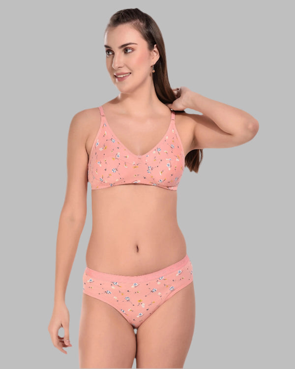 Bruchi Club Floral Bra Panty set