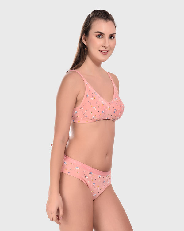 Bruchi Club Floral Bra Panty set