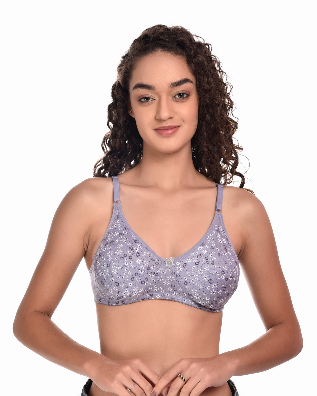 Buy Bruchi Club Printed Cotton Bra for Teenage Girls in India.