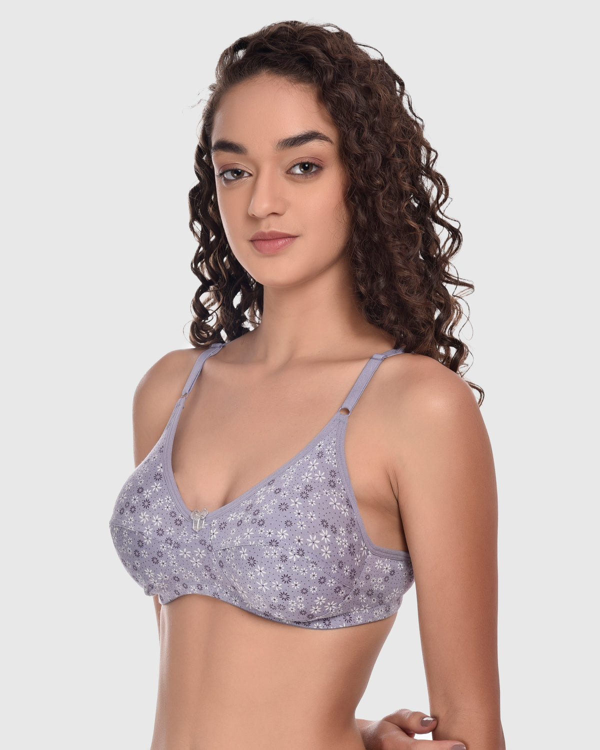 Buy Bruchi Club Printed Cotton Bra for Teenage Girls in India.