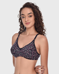 Buy Bruchi Club Printed Cotton Bra for Teenage Girls in India.