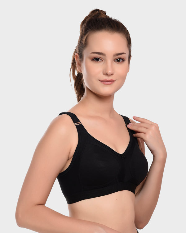 Canny Fit Women's Non-Padded Super Support Sports Bra