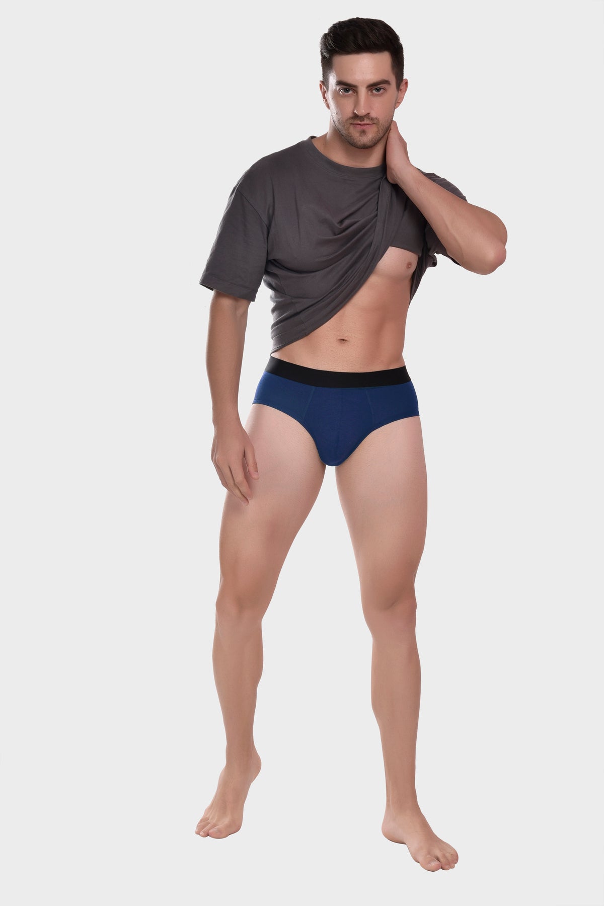 Buy Bruchi Club Modal Briefs for men - Navy Blue online in India