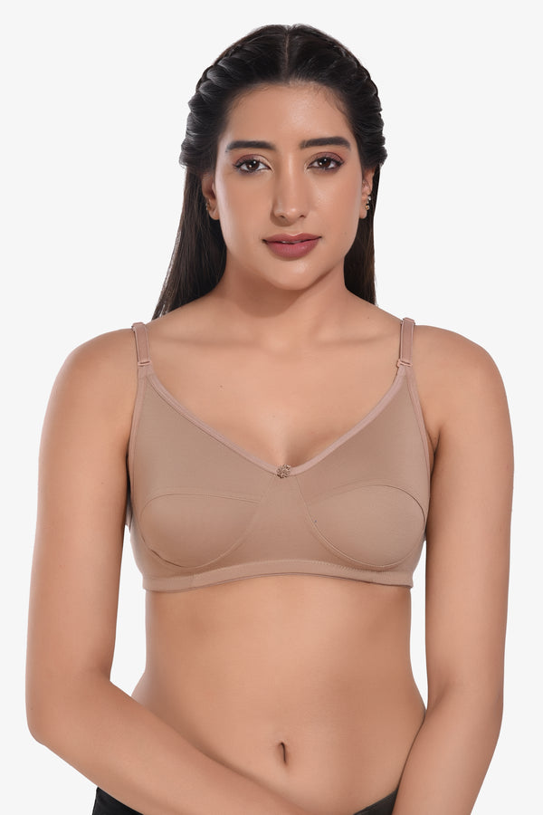 Manvi Women Non Padded sandalwood Bra