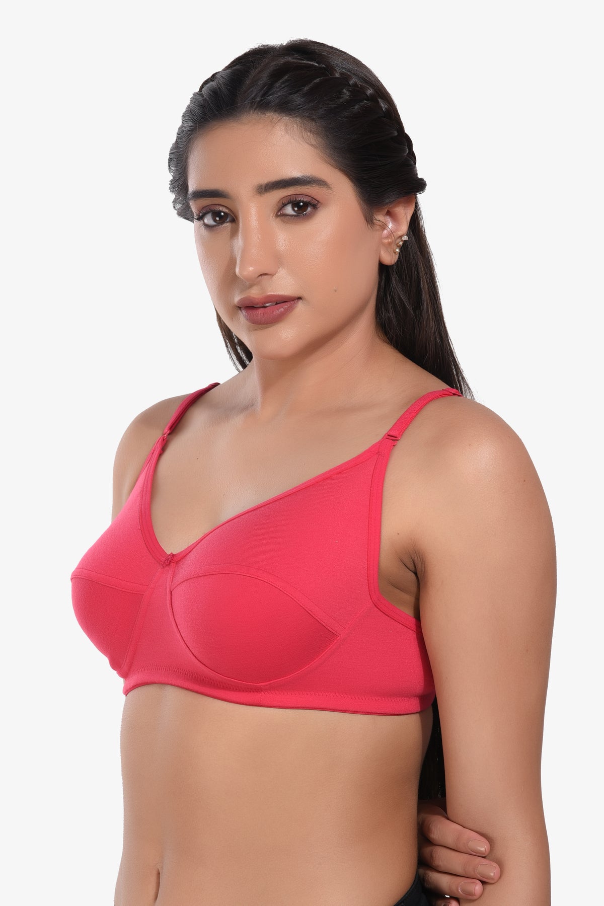 Manvi Women Non Padded Pink Bra