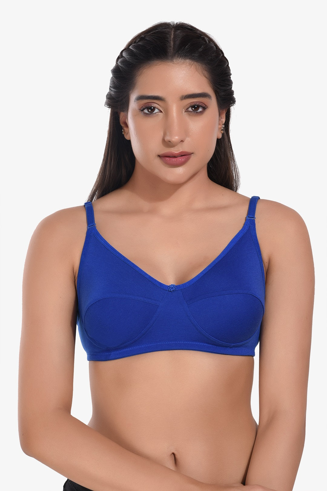 Manvi Women Non Padded Blue Everyday Bra