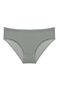 Solid Light Green Cotton Hipster Panty for women