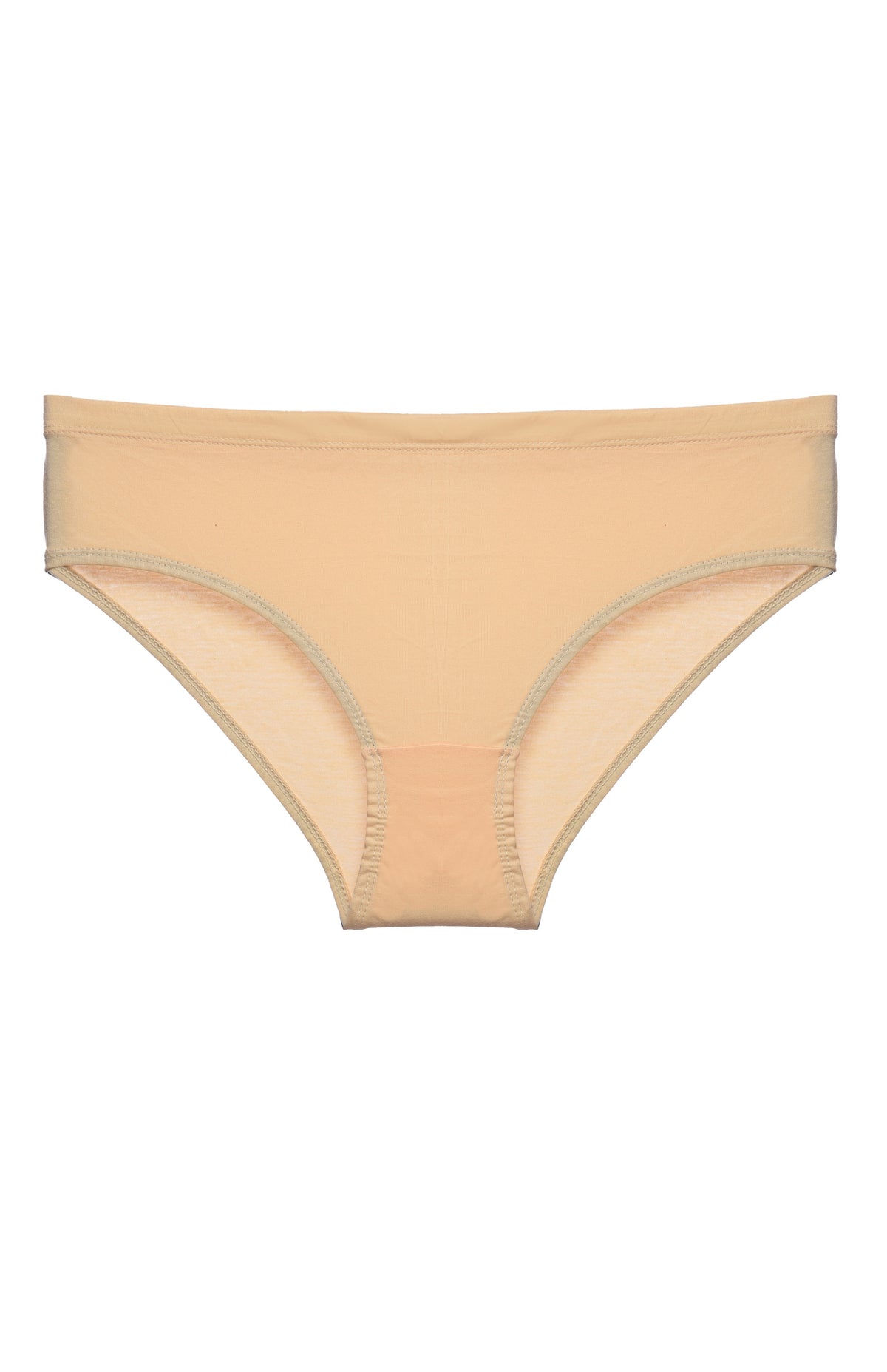 Solid Nude Cotton Hipster Panty for women