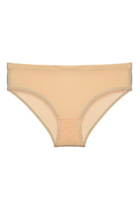 Solid Nude Cotton Hipster Panty for women