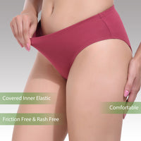 Solid Falsa Cotton Hipster Panty for women