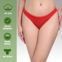 Bruchi Club Thongs for Women Pack of 3