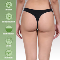 Bruchi Club Thongs for Women Pack of 3