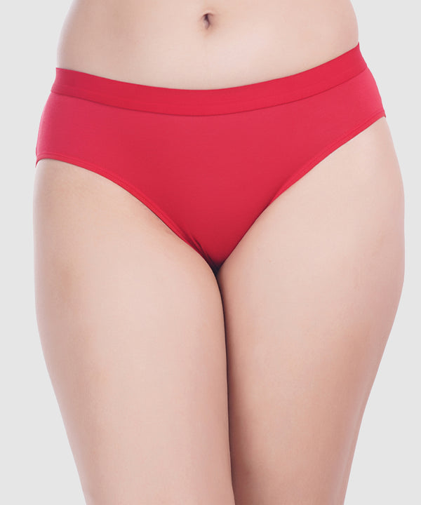 Lasty Red Micro Modal Panty for women