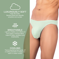 Buy Bruchi Club Sea Green Bikini Briefs for Men online in India