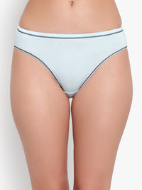 Bruchi Club Antibacterial Bamboo Women Sea Blue Hipster Panty