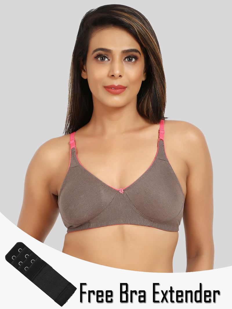 Classic Backless Padded & Non-wired Bra - Sandalwood