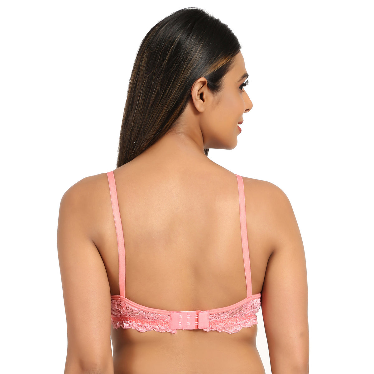 Women's Lace Padded Non Wired T-Shirt Bra
