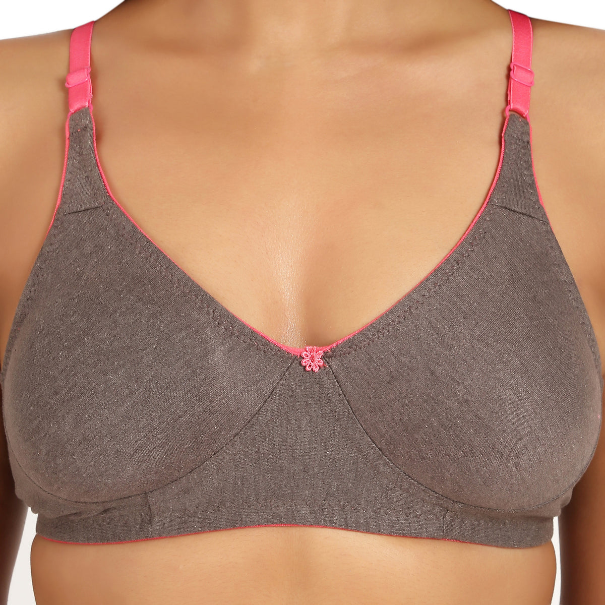 Buy Incare Double Layered Non Wired Full Coverage T-Shirt Bra - Skin at  Rs.356 online
