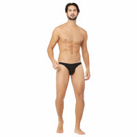 Bruchi Club Antibacterial Black Ultra Soft Bamboo Briefs For Men