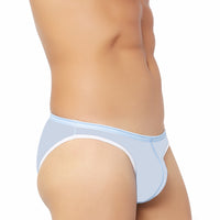 Bruchi Club Men Transparent Sky Blue Briefs In India