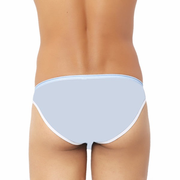 Bruchi Club Men Transparent Sky Blue Briefs In India