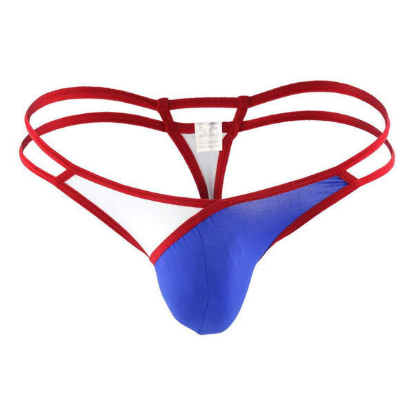 Bruchi Club Antibacterial Bamboo foxy dude color block Men Thong