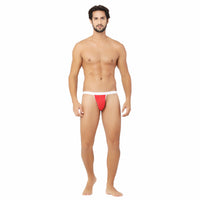 Bruchi Club red & white Tanga Underwear for men