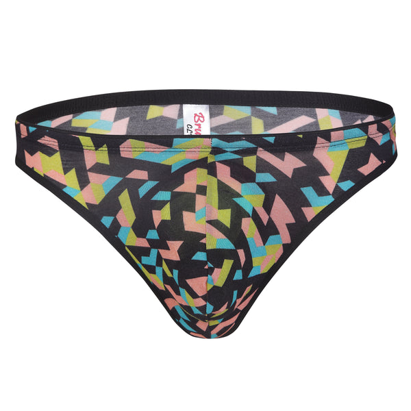 Bruchi Club Argyle Printed Micro Modal Men's Thongs