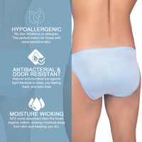 Buy Bruchi Club Antibacterial Bamboo Sea Blue briefs for Men