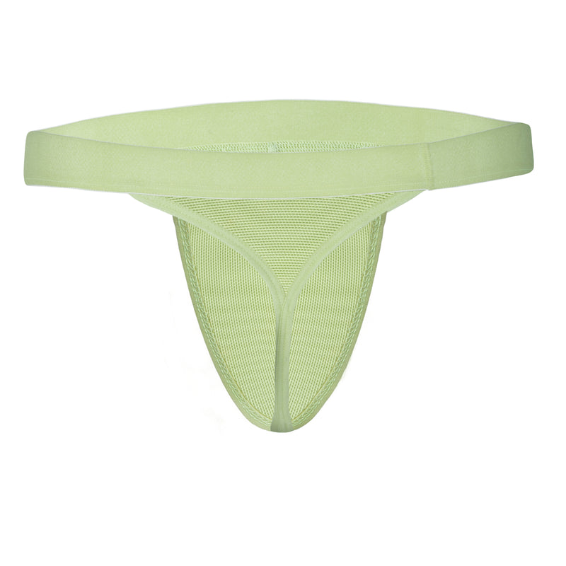 Mens Mesh See-through Pouch G-string Briefs Underwear T-back Thong V-string  / 